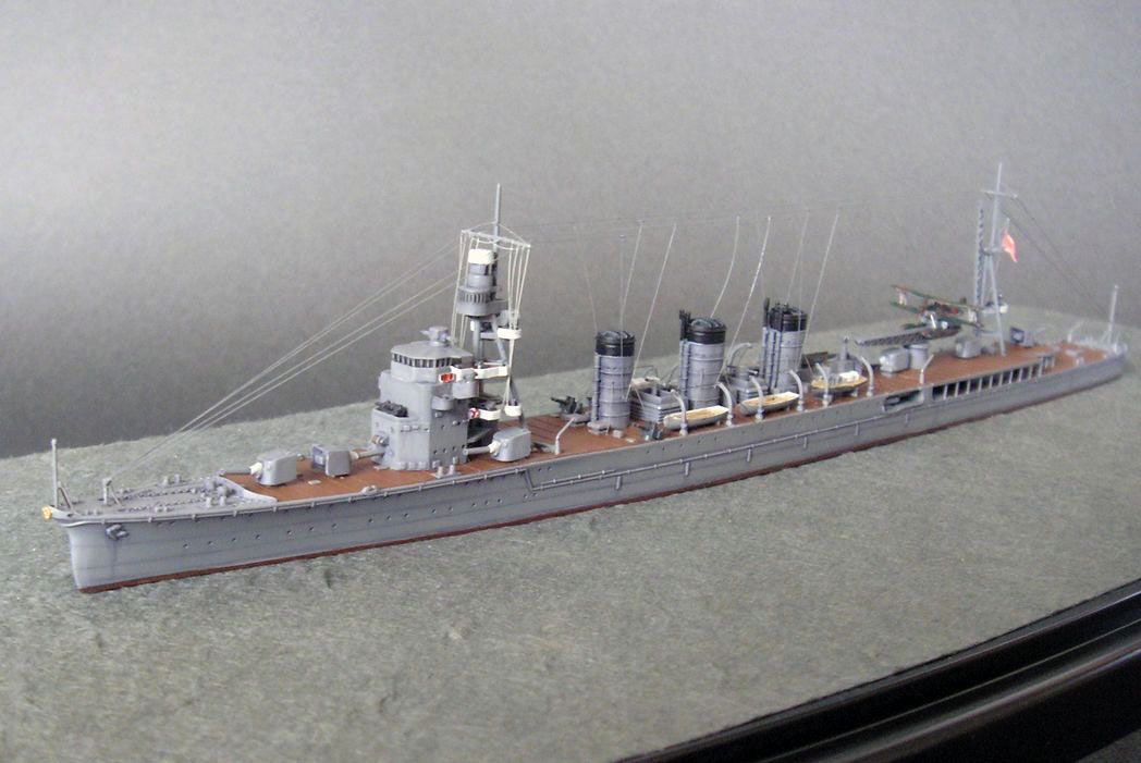 1/700WL軽巡洋艦 阿武隈の製作(その4)完成!: ふりぃだむふぁいた